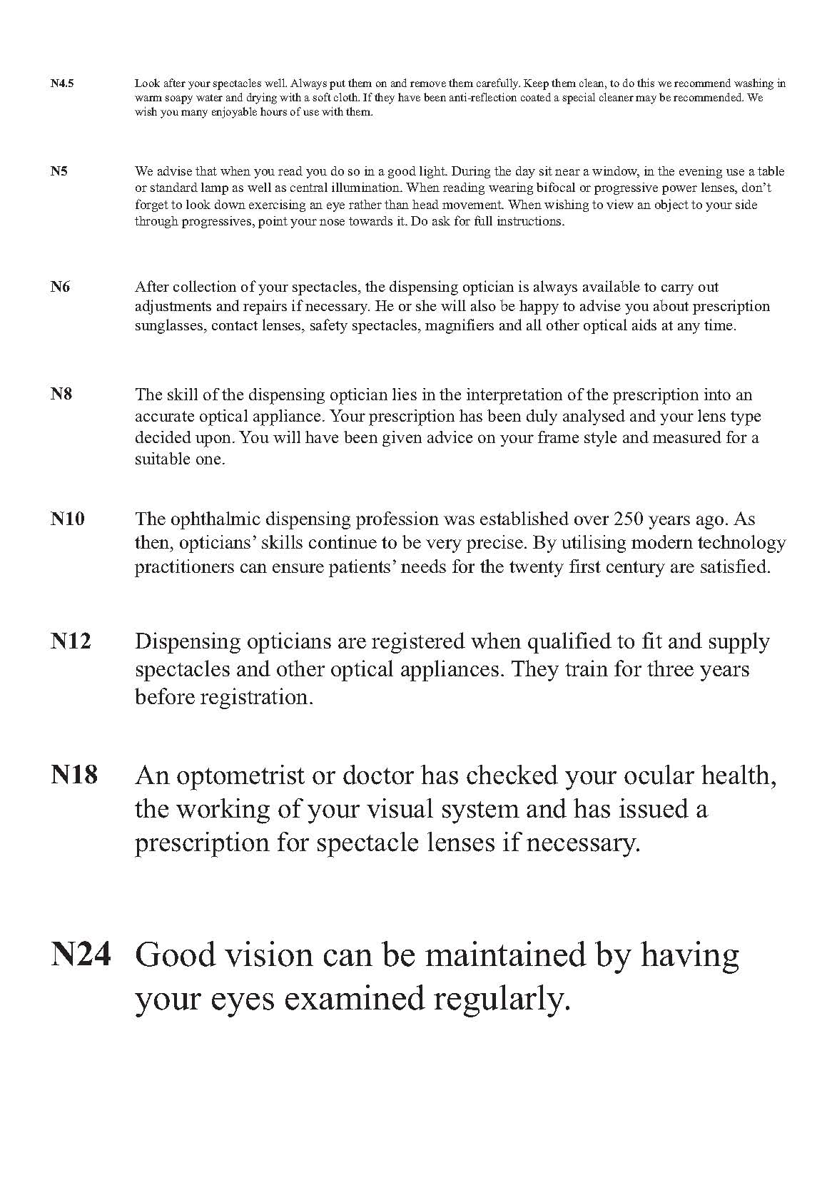 near-vision-test-chart
